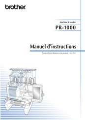 Brother 884-T10 Manuel D'instructions