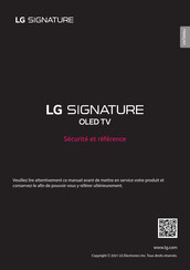LG SIGNATURE OLED65R19LA.AEU Mode D'emploi
