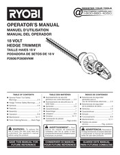 Ryobi P2606VNM Manuel D'utilisation