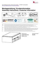 Rauch AG299.0BT0.90 Instructions De Montage