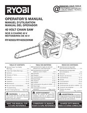 Ryobi RY40503 Manuel D'utilisation