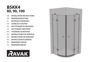 RAVAK BSKK4 90 Instructions De Montage