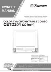 Emerson CETD204 Manuel D'utilisation