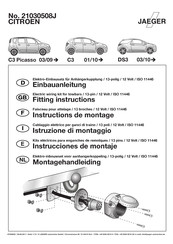 Jaeger 21030508J Instructions De Montage