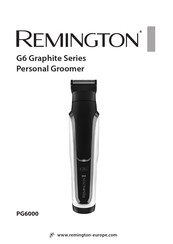 Remington G6 Graphite Serie Mode D'emploi