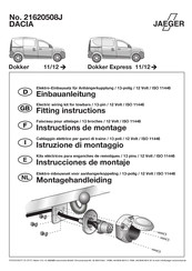 Jaeger 21620508J Instructions De Montage