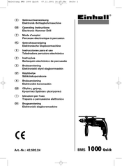 EINHELL 42.592.24 Mode D'emploi