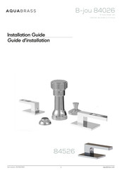 aquabrass B-jou 84526 Guide D'installation