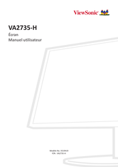 ViewSonic VA2735-H Manuel Utilisateur