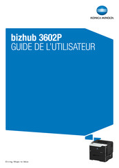 Konica Minolta bizhub 3602P Guide De L'utilisateur