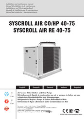 SystemAir SYSCROLL AIR CO/HP 50 Manuel D'installation Et De Maintenance