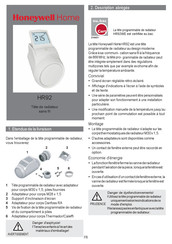 Honeywell Home HR92 Mode D'emploi