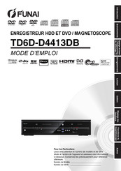 FUNAI TD6D-D4413DB Mode D'emploi