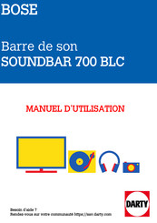 Bose 700 Mode D'emploi