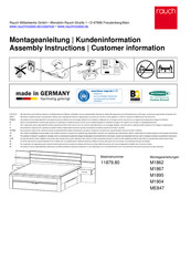 Rauch M1867 Instructions De Montage