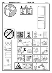 HOM'IN DIANA S592-REG2D1S Instructions De Montage