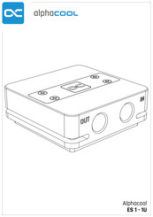 Alphacool ES 1 Instructions D'installation