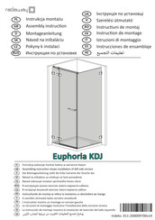 Radaway Euphoria KDJ Serie Instructions De Montage