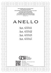 Gessi ANELL 63342 Manuel D'installation