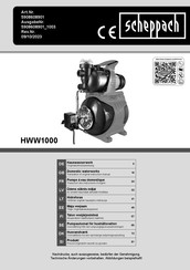 Scheppach 5908608901 Traduction Des Instructions D'origine