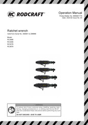 RODCRAFT RC3068 Mode D'emploi