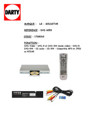 LG DVD6054 Manuel De L'utilisateur