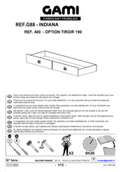 Gami INDIANA G88 400 Instructions De Montage