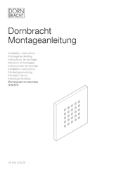 Dornbracht 36 515 979-FF Instructions De Montage