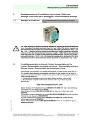 Pepperl+Fuchs VBG-ENX-K30-DMD-S16 Notice De Montage