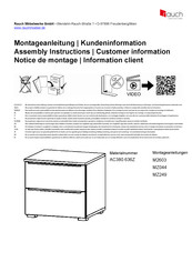 Rauch AC380.636Z Instructions De Montage