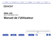 Denon DRA-100 Manuel De L'utilisateur