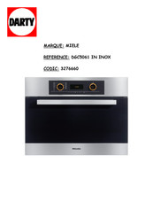 Miele DGC 5061 Mode D'emploi