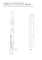 ABOUTWATER AK/25 T302A Instructions De Montage