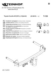Steinhof T-139 Notice De Montage Et D'utilisation