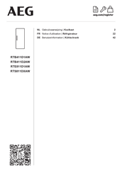 AEG RTS811DXAW Notice D'utilisation