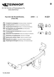 Steinhof H-221 Notice De Montage Et D'utilisation