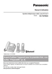 Panasonic KX-TGF892C Manuel D'utilisation