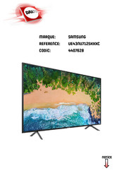 Samsung UE43NU7125KXXC Mode D'emploi