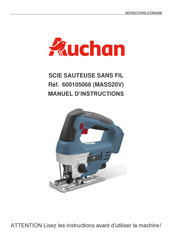 Auchan MASS20V Instructions D'origine