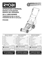 Ryobi RYAC200 Manuel D'utilisation