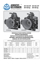 Annovi Reverberi AR 160 LFP Notice D'utilisation Et Installation