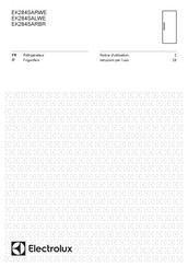 Electrolux EK284SARBR Notice D'utilisation