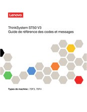 Lenovo ThinkSystem ST50 V3 7DF3 Guide De Référence