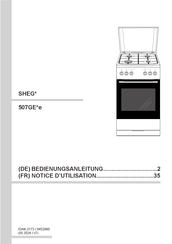 Amica 507GEe Serie Notice D'utilisation