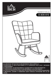 HOMCOM X-839-613 Mode D'emploi