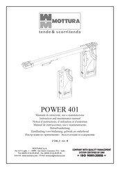 Mottura POWER 401 Notice D'instructions