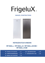 Frigelux RF190A++SVCM Manuel D'utilisation