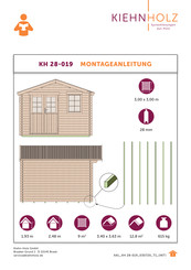 Kiehn-Holz KH 28-019 Mode D'emploi