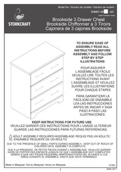 Storkcraft Brookside 03663-10-AC Serie Instructions De Montage