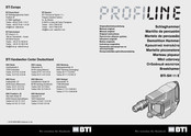 BTI profiline BTI-SH 11 E Notice Originale